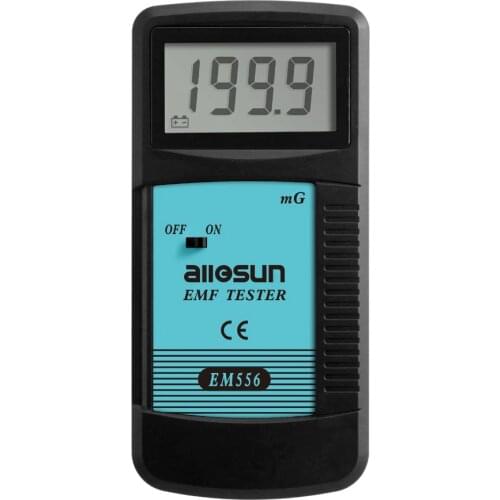 All-sun EM556 High Sensitivity EMF Tester 0.1-199.9mG 30HZ-400HZ Test the Magnitude of Electromagnetic Field Radiation