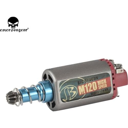 EMERSONGEAR M120 High Speed Motor Electric Motor Machinery Long Axis for M16/M4/MP5/G3/P90 AEG Airsoft BD1309