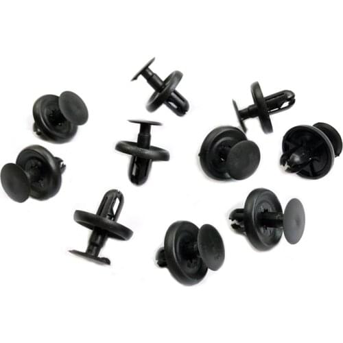 JEAZEA OEM 88970767 New 10Pcs Front Fender Clip Retainer Rivet Fastener for Toyota Corolla Sienna Yaris 90467-10183 Lexus Scion