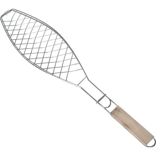 Roasted single fish clip oven fish clip barbecue supplies grilled fish clip bbq accessories handle Barbecue tools