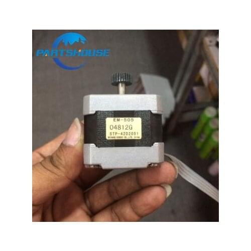 1Pcs Original used Dot-matrix printer parts STP-4202051 MOTOR For EPSON PLQ-20 EM-505 04812G motor PLQ20