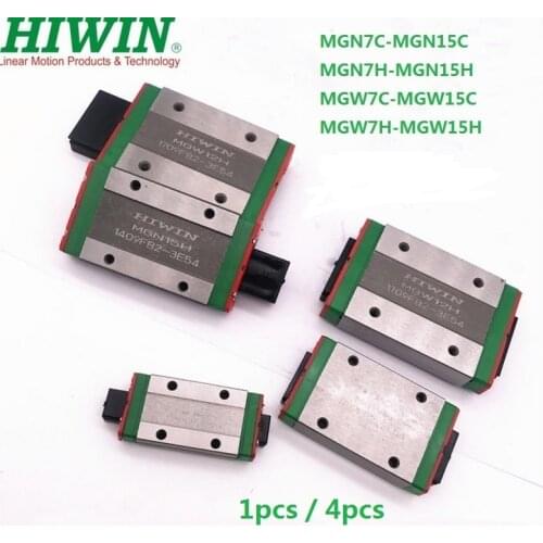 100% Original Hiwin linear block MGN7C MGN9C MGN12C MGN15C MGN7H MGN9H MGN12H MGN15H MGW7C-MGW15C MGW7H-MGW15H for rail