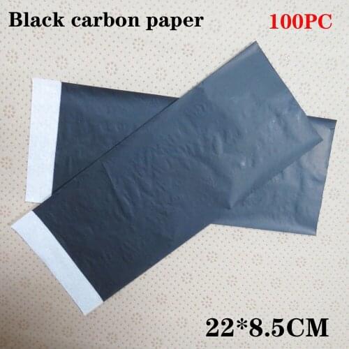 100PCS one-sided black copy paper new financial method black copy paper does not dirty hands