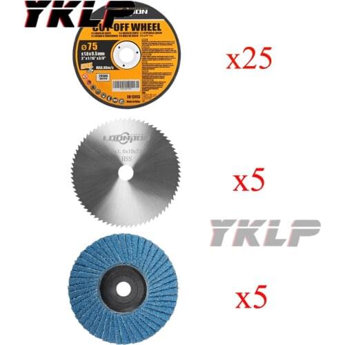 20-50PC Disc Bore Diameter 10mm Disc Diameter 75mm HSS saw blade Diamond saw blade polish saw blade