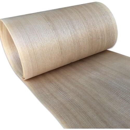 2x Natural Genuine Chinese Ash Wood Veneer Backing with Tissue Furniture Veneer 20cm x 2.5m Q/C