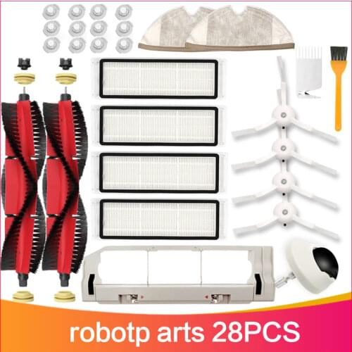 Main Brush Side Brushes HEPA Air Filter Mop Cloth for Xiaomi Mijia Vacuum 1/1S/2 Roborock S5 S50 S51 Robot Hoover Accessories