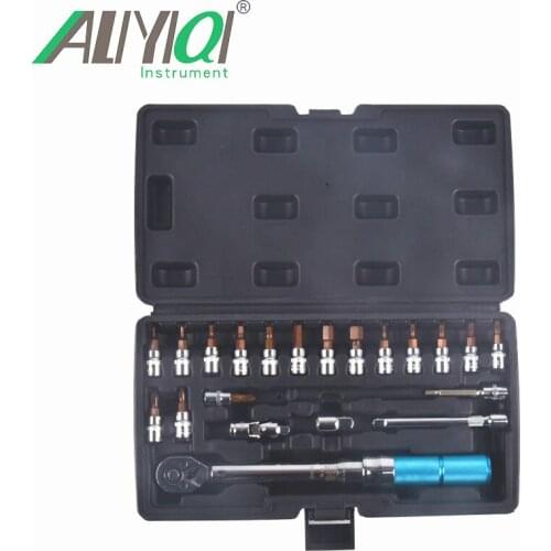 ALIYIQI AYZ-21 1/4inch 5-25NM Adjustable Torque Wrench bike repair hand tool Set