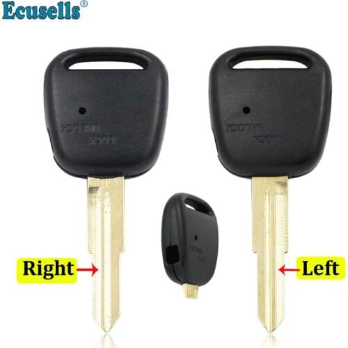 Side 1 button replacement blank Remote Key Shell For Toyota uncut right or left key blade