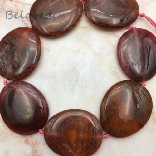 Big Egg Dragon Agates Slice Loose Beads,Oval Druzy Agates Slab Gems Jewelry DIY Findings, BG18274
