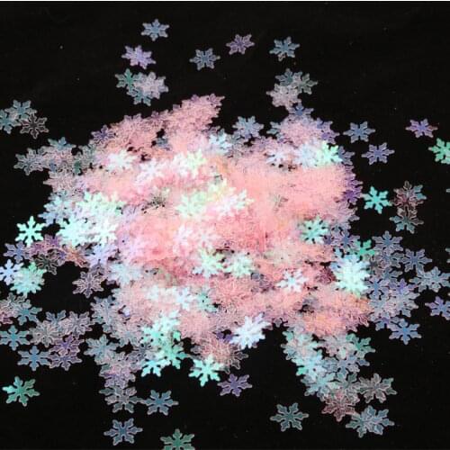 3-10mm Pink Paillettes Sequins Round Heart Snowflake Flower Shape PVC Loose Sequin For Craft Sewing Fittings Garment Jewelry 10g