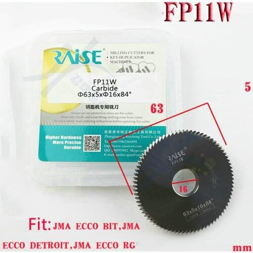 Raise FP11W Milling Cutter Tungsten Steel Double-sided Angle Saw Blade For JMA ECCO BIT Horizontal Key Cut Machine
