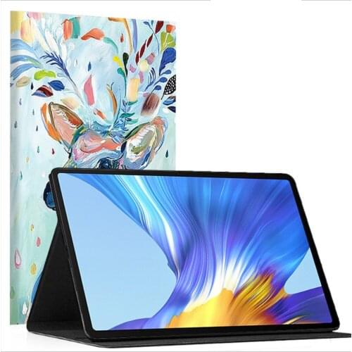 GLIGLE Case for Huawei Honor Pad V6 10.4 KRJ-W09 KRJ-AN00 Sand Print Leather Tablet Cover