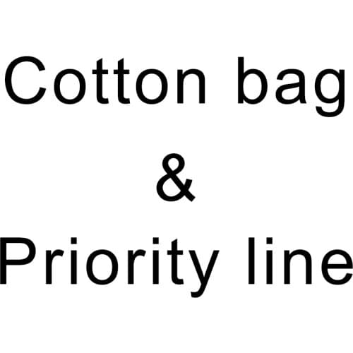 Cotton bag & Priority line for Custom