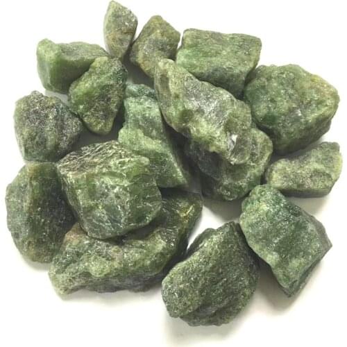 2-5cm Natural Green Apatite Crystal Rough Stone Raw Gemstone Mineral Specimen Irregular Reiki Heal