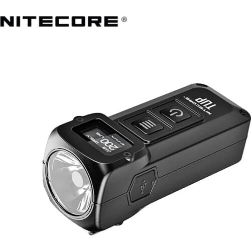 NITECORE TUP USB Rechargeable MINI Flashlight CREE XP-L HD V6 max 1000 LM beam distance 180M Revolutionary Intelligent EDC Torch