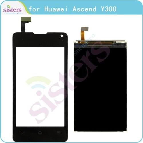 Original LCD Display For Huawei Ascend Y300 LCD Screen + Touch Screen Digitizer for Huawei Y300 LCD Assembly Phone Replacement