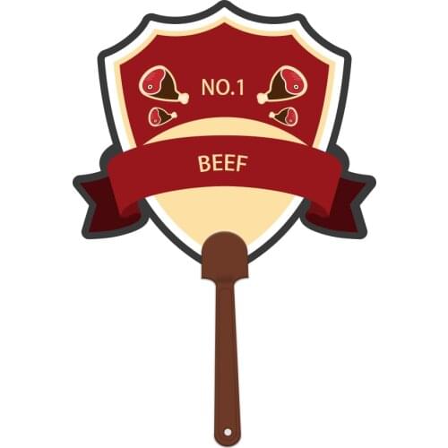 Customize advertising plastic hand held fan cute shape personalized design fans hand