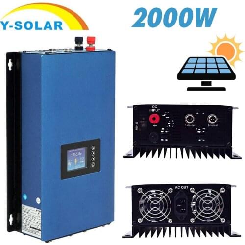 2000W Grid-Connected Inverter with Limiter Solar Photovoltaic Grid-Connected WiFi Inverter 220V Output
