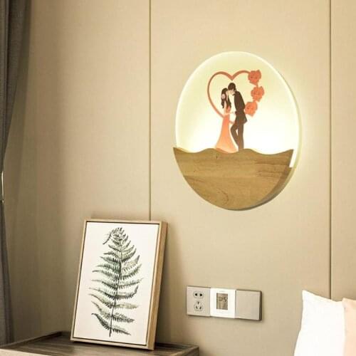 Modern Wall Lamps 10W 15W 18W 20/30/36 LED Round Wall Acrylic Light Study Art Lighting Bedside Lamp