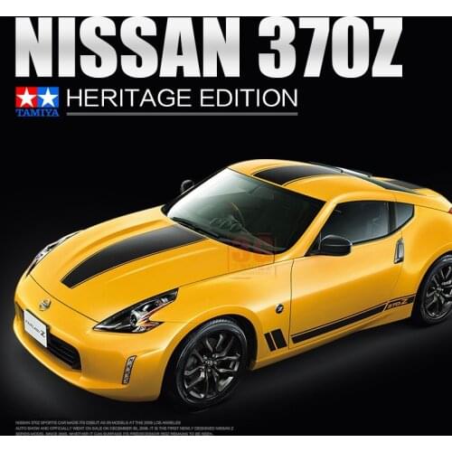 Tamiya 24348 1/24 Nissan 370Z Heritage Edition Super Car Assembly Model Building Kits For Adults Collection DIY
