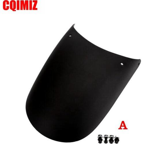 Universal Black Plastic Motorcycle Front Rear Fender Extension Extender For HONDA YAMAHA KAWASAKI BMW