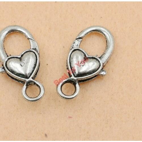 5pcs Lobster Trigger Claw Clasps Connector Antique Silver Plated Jewelry DIY for Jewelry Findings 27x12mm