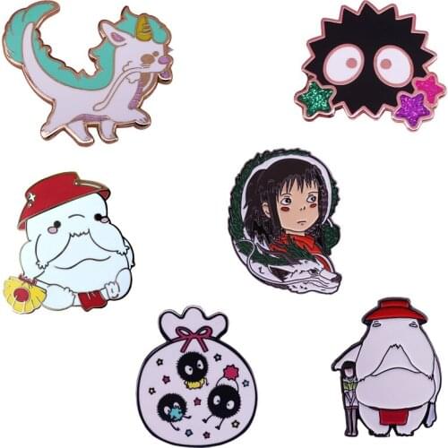 Spirited Away Anime Character Icon Badge Anime Fans Cute Accessory