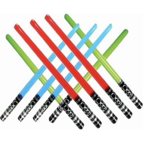 10PCS Inflatable Swords Jumbo Non-luminous toys Instruments for Children Party Kids Gift Child Concert Swords Toys random color