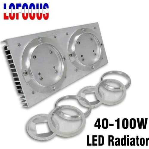 20W 30W 50W 60W 100W LED Aluminum Heatsink Lamp Radiators With Fan Cooling System Heat Sink For 20 30 50 W Watt Light Beads