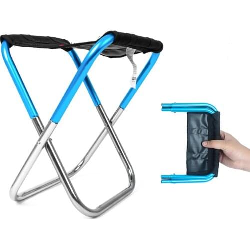 2020 Outdoor Simple Folding Chair Mini Small Stool Portable Camping Fishing Train Stool Portable Vacation Fishing Leisure Stool