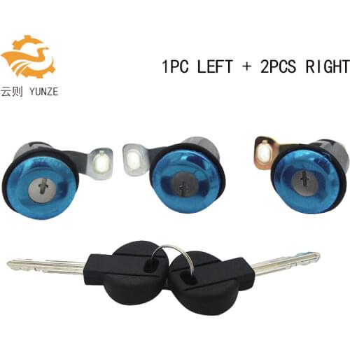 9170G3 252522 LEFT RIGHT DOOR LOCK CYLINDER WITH 2 KEYS FOR CITROEN BERLINGO XSARA PICASSO FOR PEUGEOT PARTNER