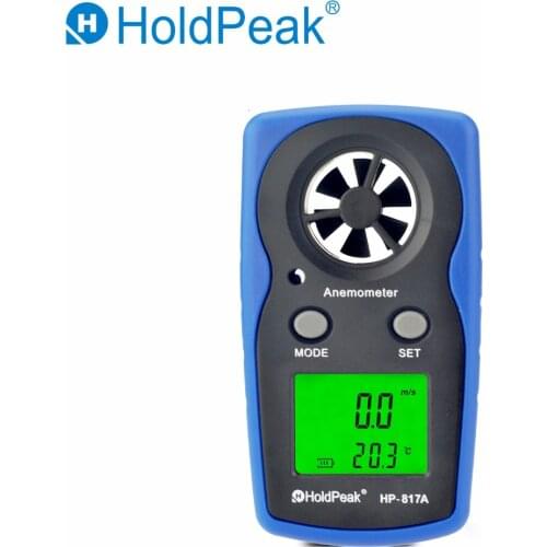 HoldPeak HP-817A Digital Anemometer 30m/s LCD Wind Speed Measurement Wind Device Handheld Anemometro Measure tools