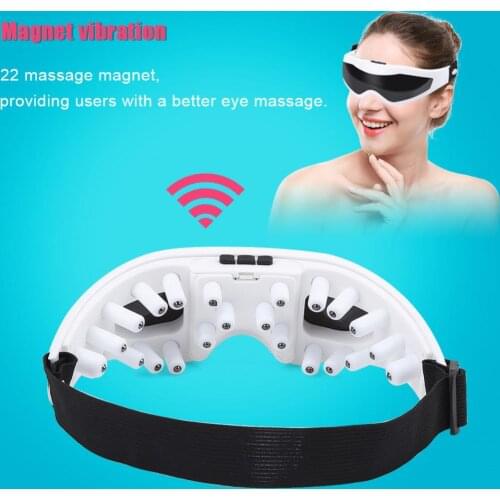 Electric Eye Massager Mask Magnet Vibration Eye Care Device Anti Fatigue Wrinkle Eye Protection Health Eye Care Beauty Massager