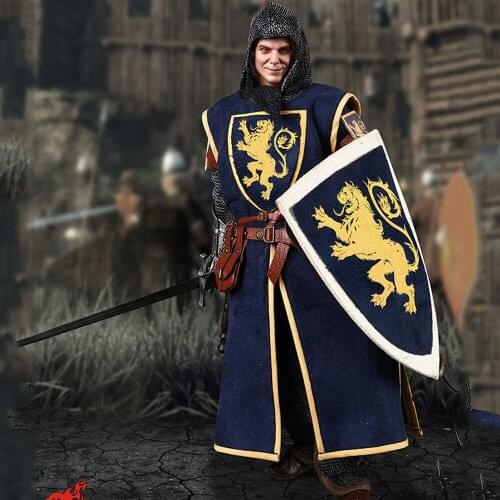 FIRE PHOENIX FP004 1/6 KNIGHT TEMPLAR Male Figure Model 12'' Full Set Action Body Doll for Collection In Stock