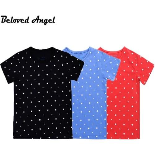 Brand New Infant Baby Kids Summer Short Sleeves Tops Tee Cotton Childrens T-Shirts Cotton For Boys And Girls Clothes 1-6Years