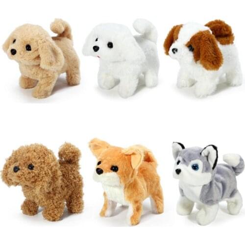 Kids Plush Walking Barking Retriever Puppy Electronic Interactive Pet Dog Toy