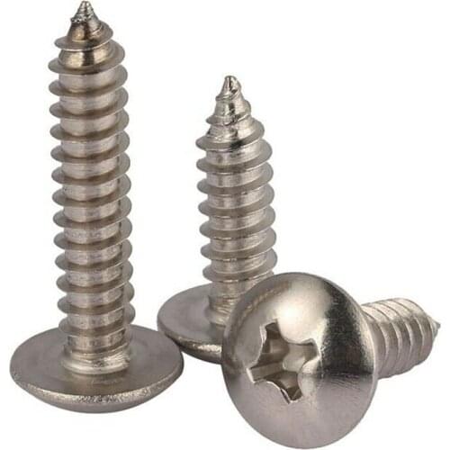 316 Stainless Steel Truss Head Self Tapping Screws 316 Cross Electronics Truss Head Self Tapping Screws M3 M4 M5