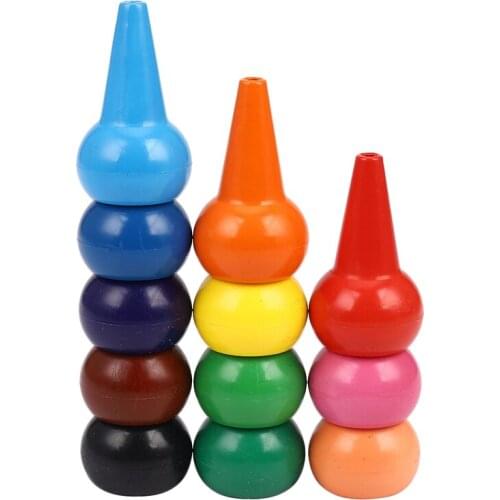 Finger Crayons for Toddlers, 12 Colors Finger Paint Palm Grip Crayons for Babies Toddler Crayons Washable Finger Paint Non toxic