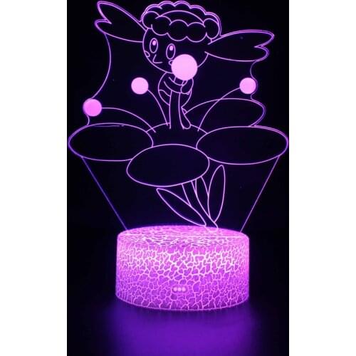Anime Manga Night Light For Home Bedroom Night Lamp Led Lights Stuffed With to Sleep Gift Valentines Day Fairy Room Child Desk