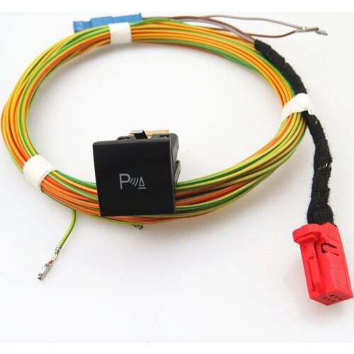 FHAWKEYEQ PDC Parking Switch OPS Assisting Radaring Button Cable Fit For VW Jetta MK6 Golf MK6 1TD 927 122 1K0 927 122 A