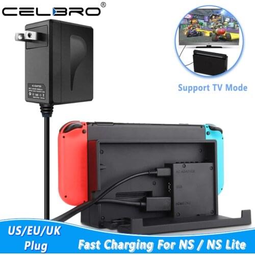 Original Charger For Nintendo Switch Charger Fast Charging Travel Wall Power Adapter TV Mode 5ft 1.5m PD Charger For NS Lite