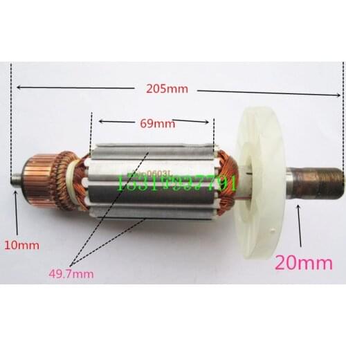 AC220-240V Rotor Engine Motor Armature 514824-3 514823-5 Replacement for MAKITA 3612BR Rotor Armature
