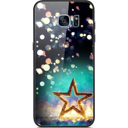 Glass Case For Samsung Galaxy S7 Phone Case Phone Cover Phone Shell Back Bumper Series 1