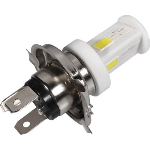 12V LED Head Light Bulbs For Car Truck Motorcycle ATV E-Bike H4 Base Ceramic Material High Temperature Protect Universal Type