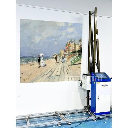 CMYKW UV Vertical Printer For Big Outdoor Advertising Board Mural Wall Printing Machine