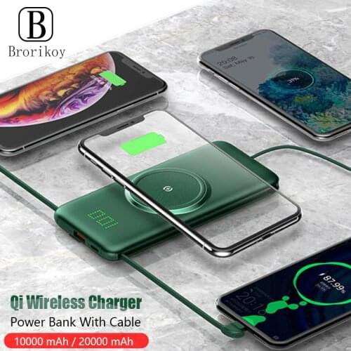 10000Mah Multi-Function Line Charging Po Slim Mobile Power Portable Portable External Battery Charger for iPhone Samsung Xiaomi