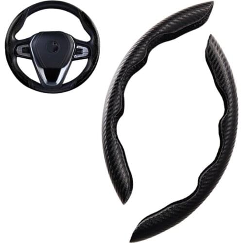 2x Steering Wheel Wrap Cover Accessories Avoid Curl Smooth Edge Dirty-proof Perfect Fit Comfortable Protector T21E