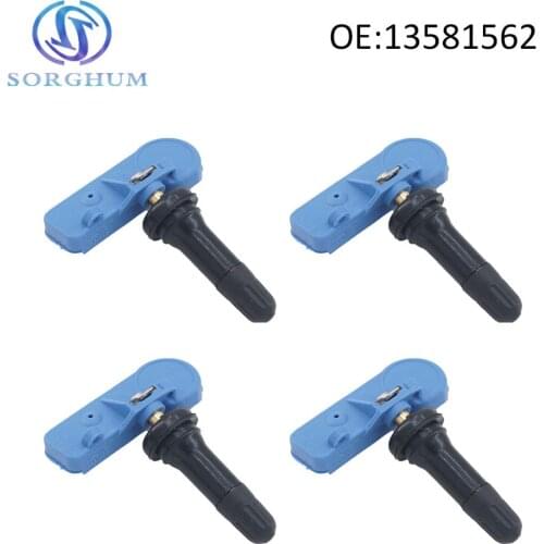 4PCS Tire Pressure Monitor Sensor Systems TPMS 13581562 Fit For Opel Mokka Antara GMC Chevy Cadillac Buick 433MHZ