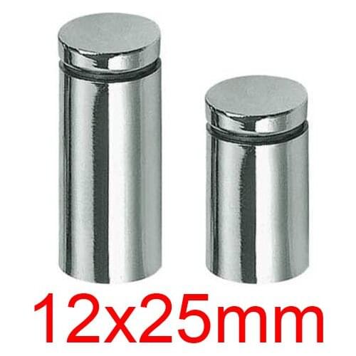 12mm diameter 25mm length Acrylic sheet nail, Stainless Steel Advertising Nail Screw, 12mm*25mm, standoff pins, hollow & brush