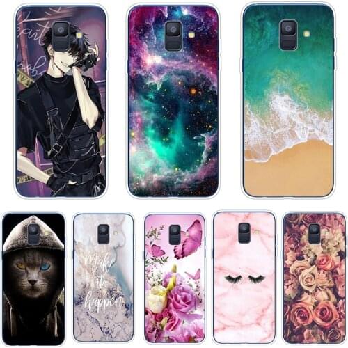 Case For Samsung Galaxy A6 2018 phone back case Dual SIM SM A600 A600F for samsung A6 plus 2018 A605 A605F case protective coque